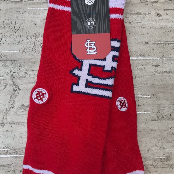 Stance MLB Saint Louis Cardinals Crew Socks - Picture 9 of 16